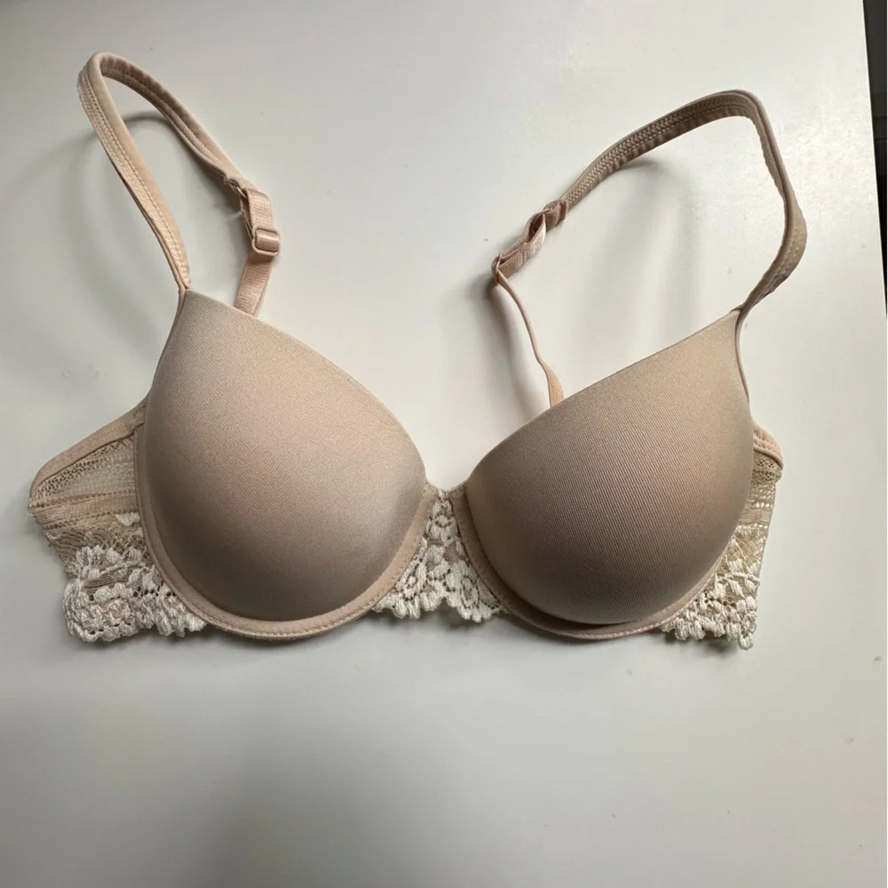 Wacaol Embrace Lace Petite Push Up Underwire Bra, Size 30C - Picture 2 of 13